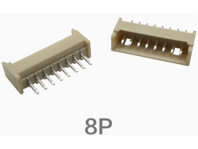 Conector reto de agulha 1,25 mm 8 pinos - Imagem 1