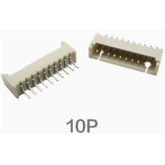 Conector de agulha reta 1,25 mm 10 pinos