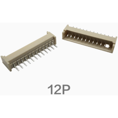 Conector reto tipo agulha 1,25 mm 12 pinos