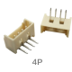 Conector de agulha curvada 1,25 mm 4 pinos - Thumb - 1