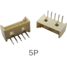 Conector 1,25 mm 5 pinos com agulha curvada