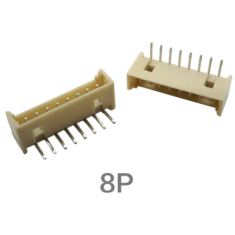 Conector de agulha curvada 1,25 mm 8 pinos, s&eacute;rie PH (JST)
