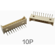 Conector de agulha curvada 1,25 mm 10 pinos - Thumb - 1
