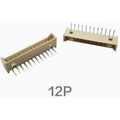 Conector agulha curvada 1,25 mm 12 pinos