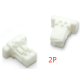 Carca&ccedil;a pl&aacute;stica branca para conector SH 1,0 mm macho 2 pinos - Thumb - 1