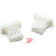 Carca&ccedil;a pl&aacute;stica branca para conector macho SH 1.0 mm 3 pinos - Thumb - 1
