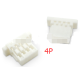Carca&ccedil;a para conector macho SH1.0MM em pl&aacute;stico branco 4P - Thumb - 1