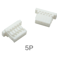 Carca&ccedil;a para conector macho SH 1,0 mm pl&aacute;stica branca 5 pinos