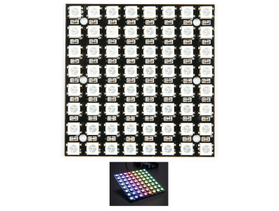 CJMCU-64 Matriz 8x8 de LEDs RGB WS2812 Full-Color, PCB preta ou branca enviada aleatoriamente - Imagem 7