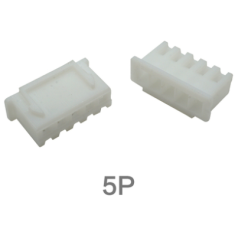 Carca&ccedil;a para conector macho XH 2,54 mm 5 pinos em pl&aacute;stico branco