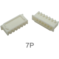 Carca&ccedil;a pl&aacute;stica para conector XH 2,54 mm macho 7 pinos branca