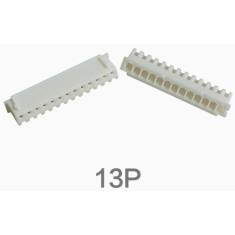 Carca&ccedil;a pl&aacute;stica branca XH 2,54 mm macho 13 pinos