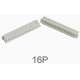 Carca&ccedil;a para conector macho XH 2,54 mm, 16 pinos, pl&aacute;stico branco - Thumb - 1