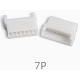 Carca&ccedil;a para conector f&ecirc;mea XH 2,54 mm 7 posi&ccedil;&otilde;es, pl&aacute;stico branco - Thumb - 1