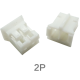 Carca&ccedil;a para conector PH 2,0 mm macho 2 pinos pl&aacute;stico branco - Thumb - 1