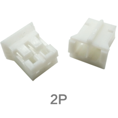 Carca&ccedil;a para conector PH 2,0 mm macho 2 pinos pl&aacute;stico branco