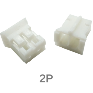 Carca&ccedil;a para conector PH 2,0 mm macho 2 pinos pl&aacute;stico branco