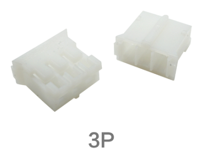 Carca&ccedil;a pl&aacute;stica branca para conector macho PH 2.0 mm 3 pinos - Imagem 1