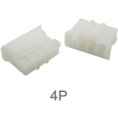 Carca&ccedil;a para conector PH 2,0 mm masculina 4 pinos branca