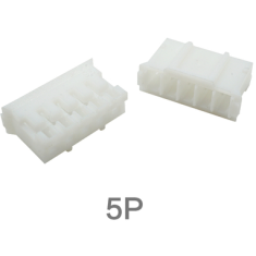 Carca&ccedil;a pl&aacute;stica branca para conector PH 2,0 mm macho 5 pinos