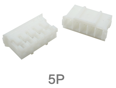 Carca&ccedil;a pl&aacute;stica branca para conector PH 2,0 mm macho 5 pinos - Imagem 1
