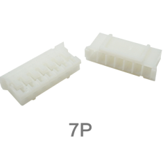 Carca&ccedil;a pl&aacute;stica branca para conector macho PH2.0mm 7 pinos