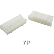 Carca&ccedil;a pl&aacute;stica branca para conector macho PH2.0mm 7 pinos
