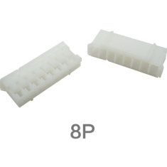 Carca&ccedil;a para conector macho PH 2,0 mm 8 pinos em pl&aacute;stico branco