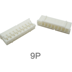 Carca&ccedil;a para conector macho PH 2,0 mm pl&aacute;stico branco 9 pinos