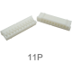 Carca&ccedil;a para conector PH 2,0 mm macho em pl&aacute;stico branco 11 pinos - Thumb - 1
