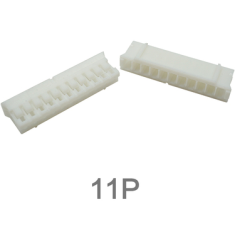 Carca&ccedil;a para conector PH 2,0 mm macho em pl&aacute;stico branco 11 pinos