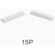 Carca&ccedil;a pl&aacute;stica branca para conector PH2.0mm macho 15 pinos - Thumb - 1