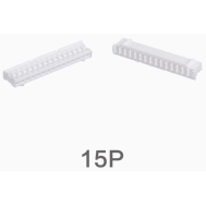 Carca&ccedil;a pl&aacute;stica branca para conector PH2.0mm macho 15 pinos