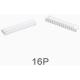 Carca&ccedil;a pl&aacute;stica masculina para conector PH2.0 mm 16 pinos branca - Thumb - 1