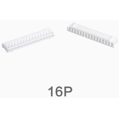 Carca&ccedil;a pl&aacute;stica masculina para conector PH2.0 mm 16 pinos branca