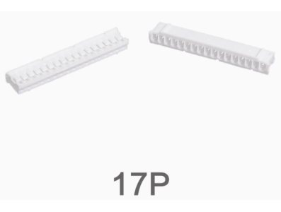 Carca&ccedil;a para conector PH 2,0 mm macho 17 pinos pl&aacute;stico branco - Imagem 1