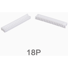 Carca&ccedil;a para conector macho PH 2.0 mm, pl&aacute;stico branco, 18 pinos