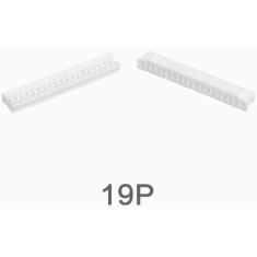 Carca&ccedil;a pl&aacute;stica branca para conector macho PH 2.0 mm 19 pinos