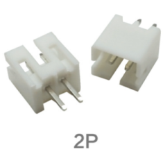 Conector PH reto 2,0 mm, 2 pinos