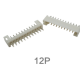 Conector tipo pino agulha PH 2,0 mm reto 12 pinos - Thumb - 1