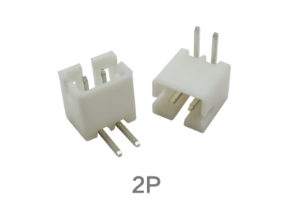 Conector header PH 2,0 mm com pinos em agulha curvada, 2 pinos - Imagem 1