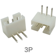Conector PH 2,0 mm com pinos agulha curvados, 3 pinos