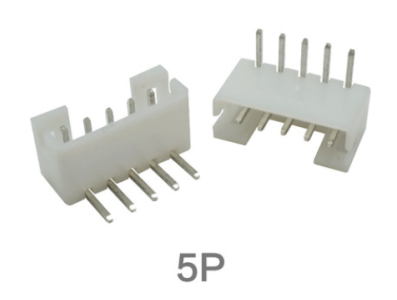Conector PH 2,0 mm 5 pinos tipo agulha curvada - Imagem 1