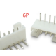 Conector PH 2,0 mm 6 pinos, pinos curvos tipo agulha - Thumb - 1