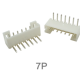 Conector header PH 2.0 mm, 7 pinos, pinos tipo agulha curvos - Thumb - 1