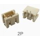 Conector PH 2,0 mm 2 pinos SMD vertical, soquete para pinos - Thumb - 1