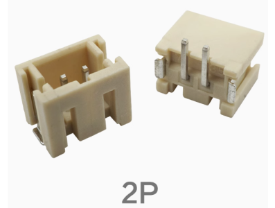 Conector PH 2,0 mm 2 pinos SMD vertical, soquete para pinos - Imagem 1