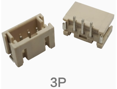 Conector PH 2,0 mm SMD vertical 3 pinos para fio - Imagem 1