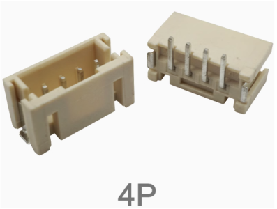 Conector PH 2.0 mm vertical SMD 4 pinos para fios - Imagem 1