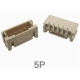 Conector PH 2,0 mm vertical SMD 5 pinos, soquete pin header - Thumb - 1